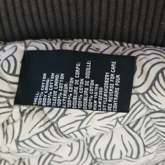 Quiksilver Quilted Camo Jacket Medium 5/6 - Picture 6 of 7